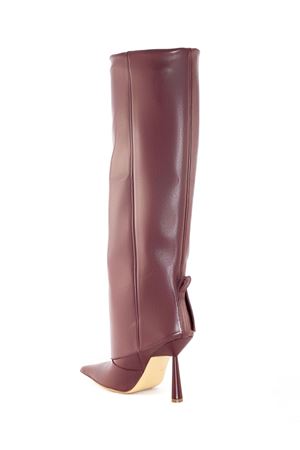 Stivale Ros 31 in pelle bordeaux GIA BORGHINI | ROS318855